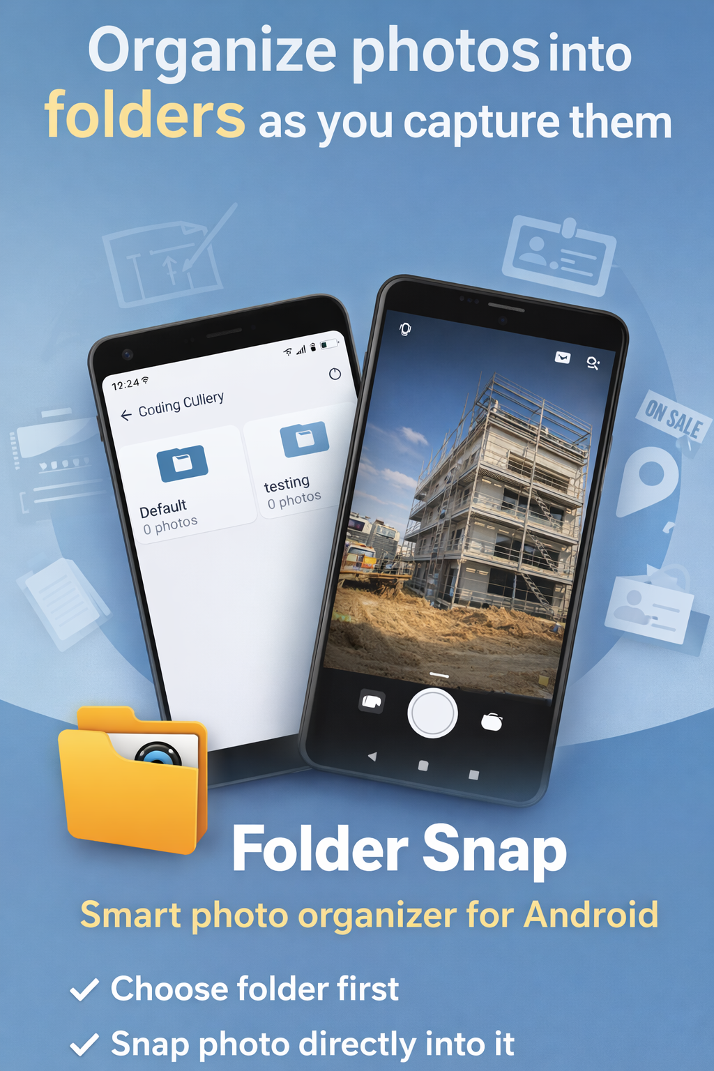 Folder Snap - Smart Photo Organization Android App